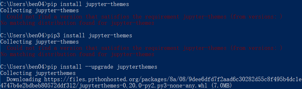 Jupyter Notebook配置 | Benature